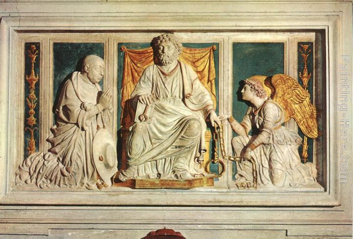 Monument of Cardinal Nicola de Cusa painting - Andrea Bregno Monument of Cardinal Nicola de Cusa art painting